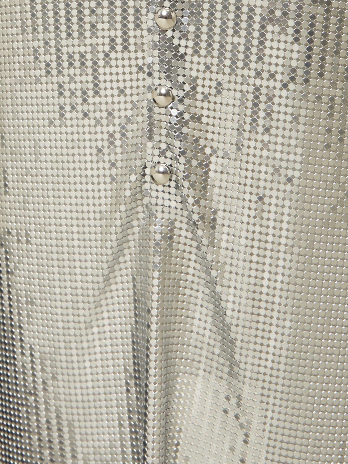 RABANNE Micro Mesh Mini Skirt