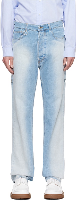 Photo: Random Identities Blue Cutout Jeans