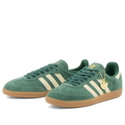 Adidas Men's Samba OG Sneaker in Collegiate Green/Warm Vanilla/Gum