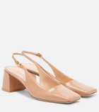 Gianvito Rossi Freeda 55 leather slingback pumps