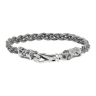 Emanuele Bicocchi Silver Braided Bracelet