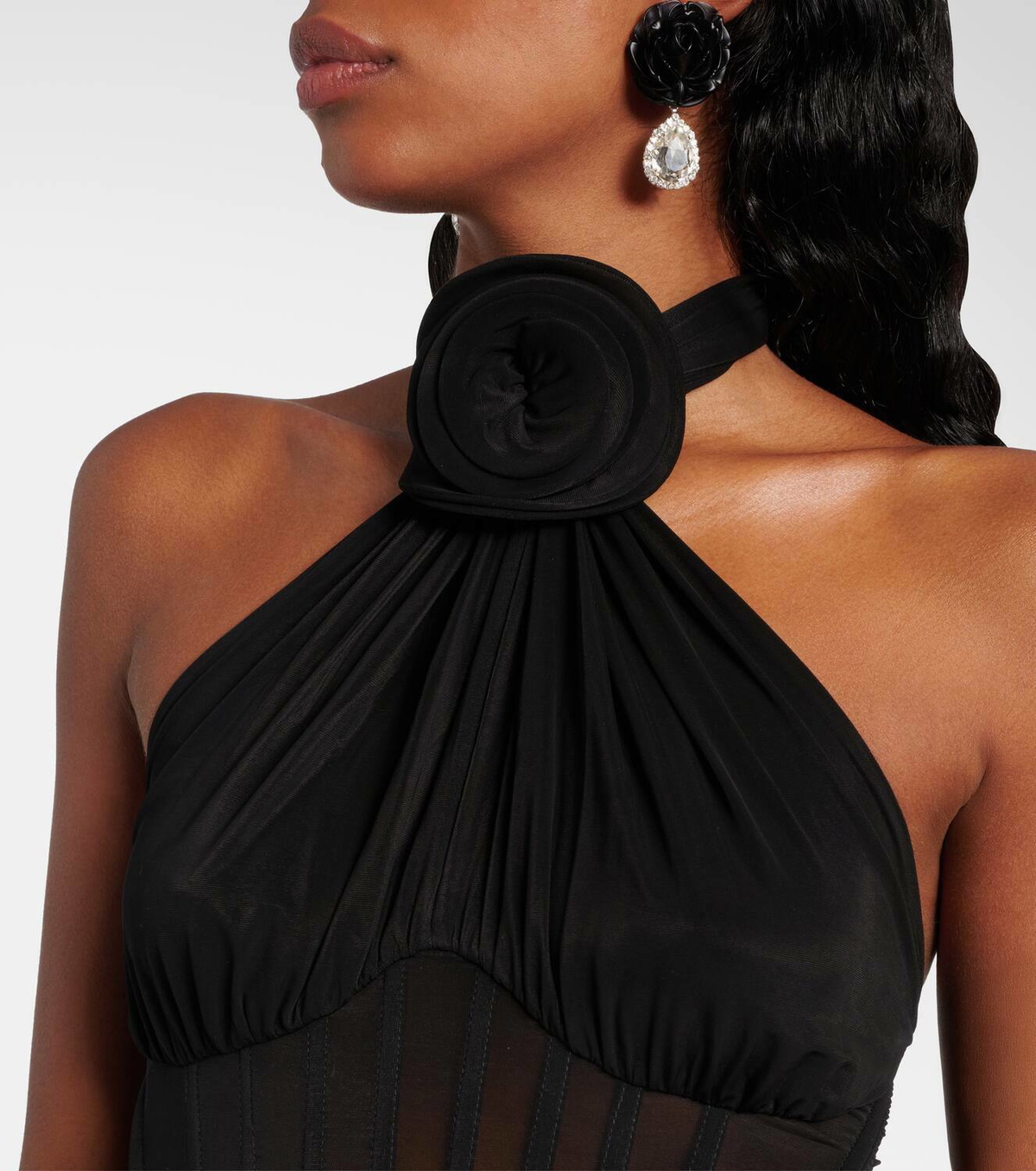 Magda Butrym Floral-appliqué corset