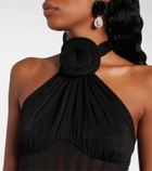 Magda Butrym Floral-appliqué corset