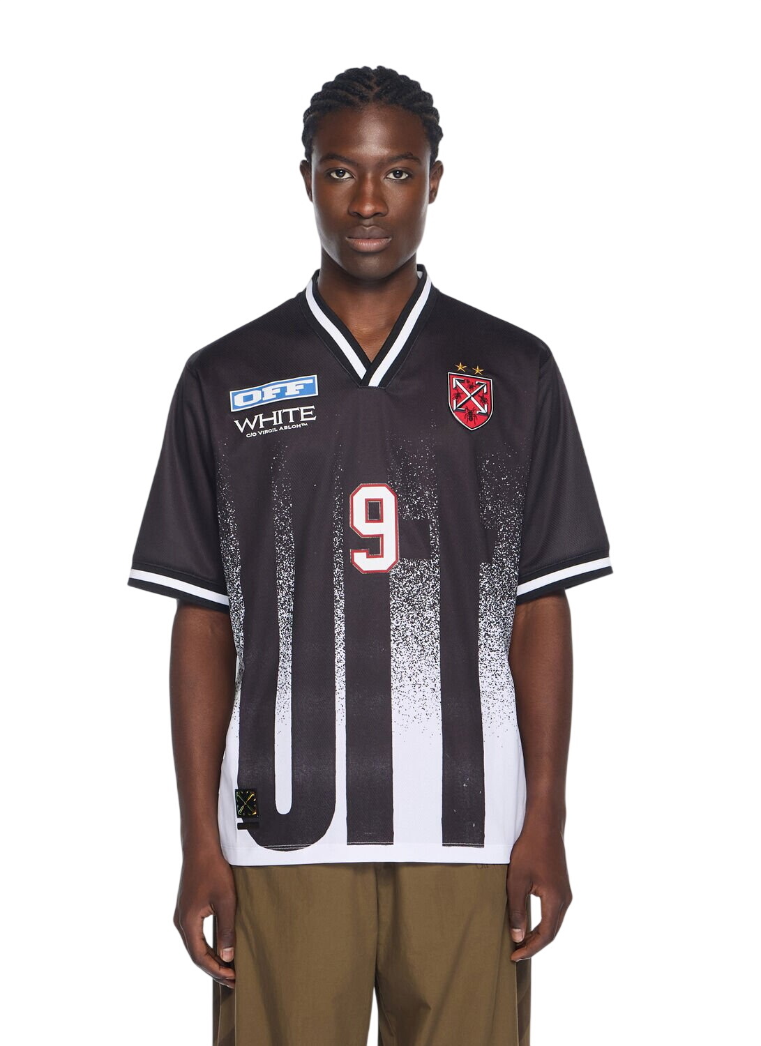 Off-White Black Firetape T-Shirt Off-White