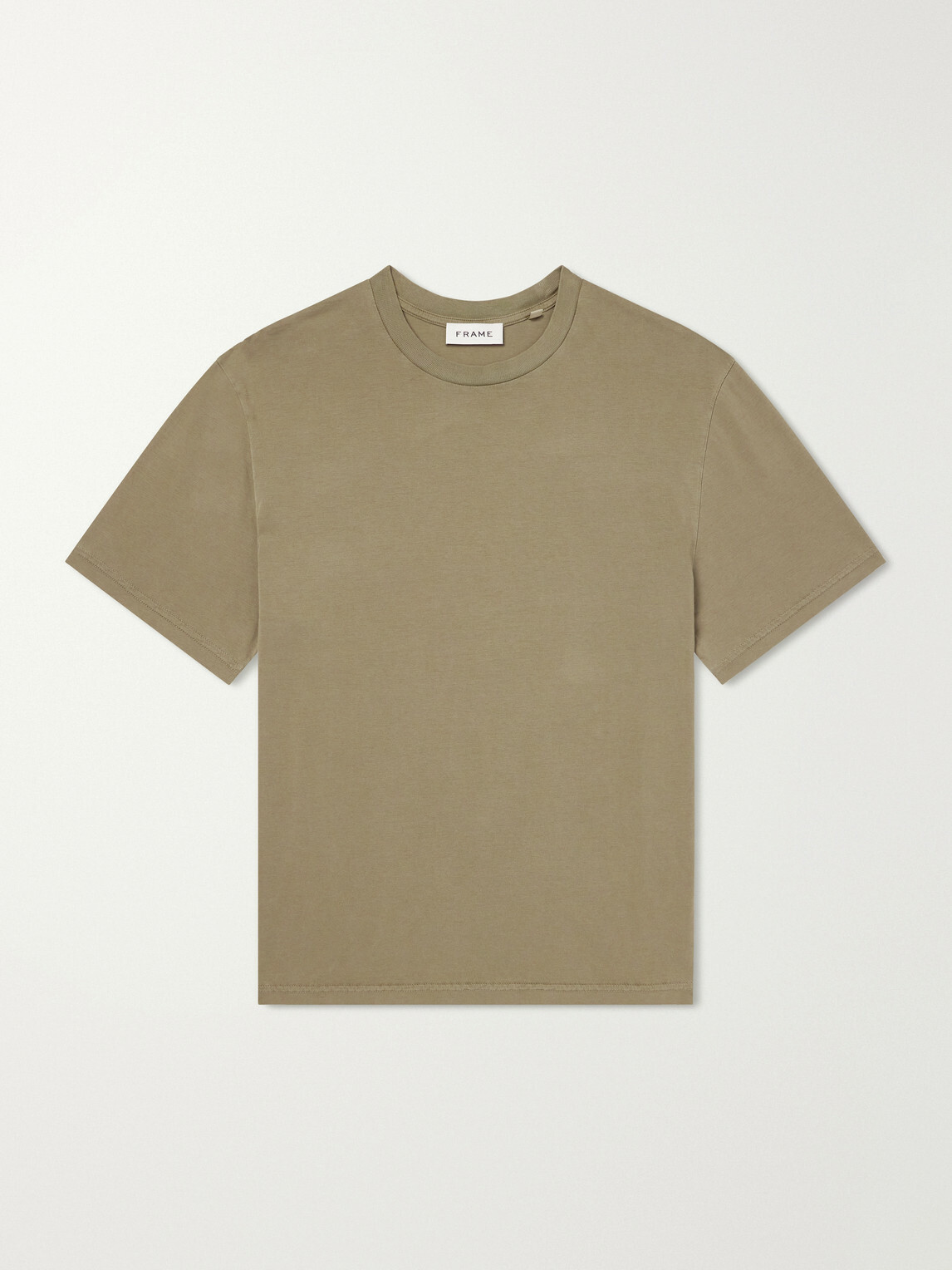 FRAME - Supima Cotton-Jersey T-Shirt - Green