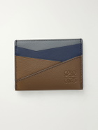 LOEWE - Puzzle Anagram-Debossed Panelled Leather Cardholder