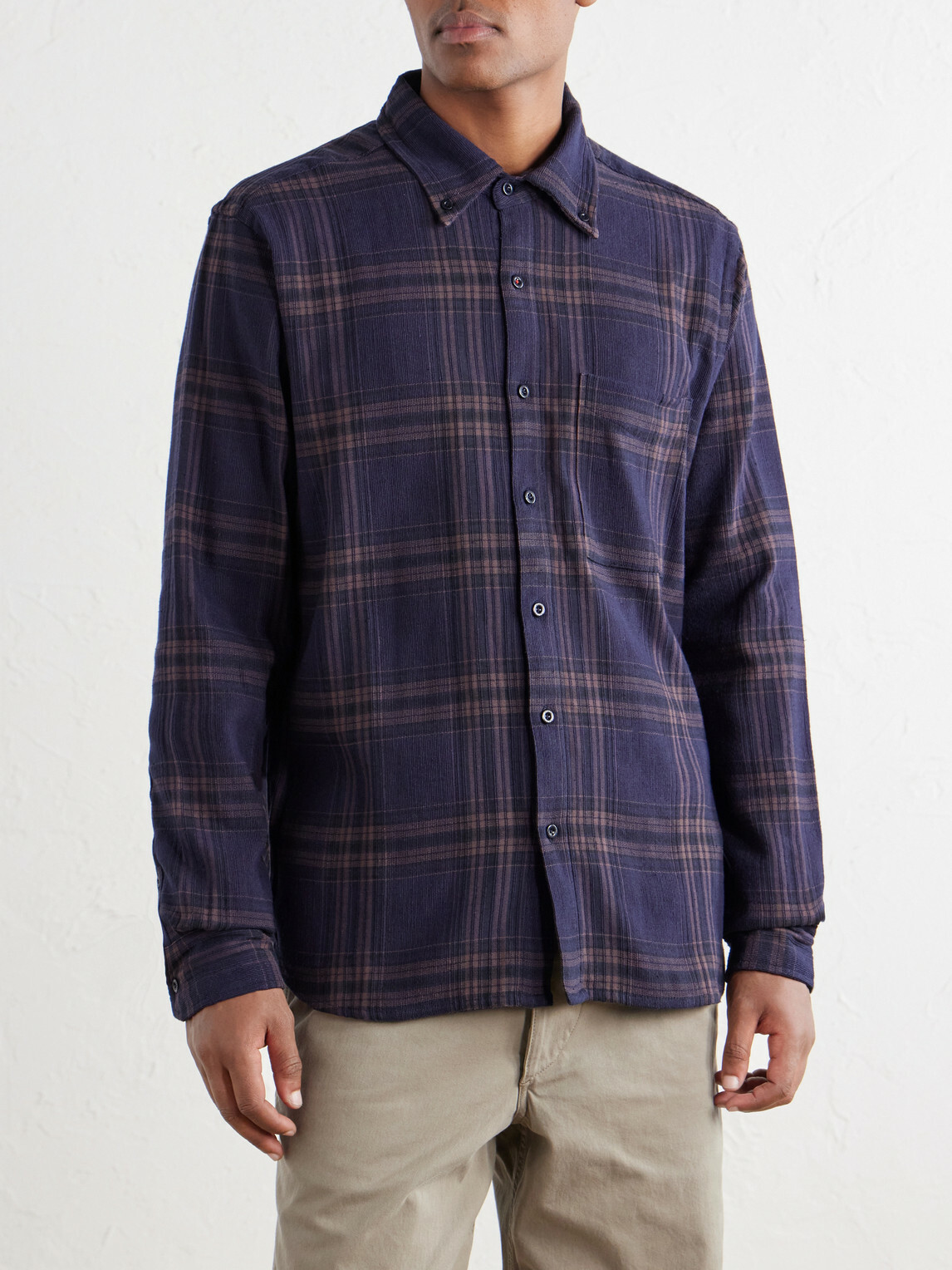 Kardo - Ronald Checked Cotton Shirt - Blue