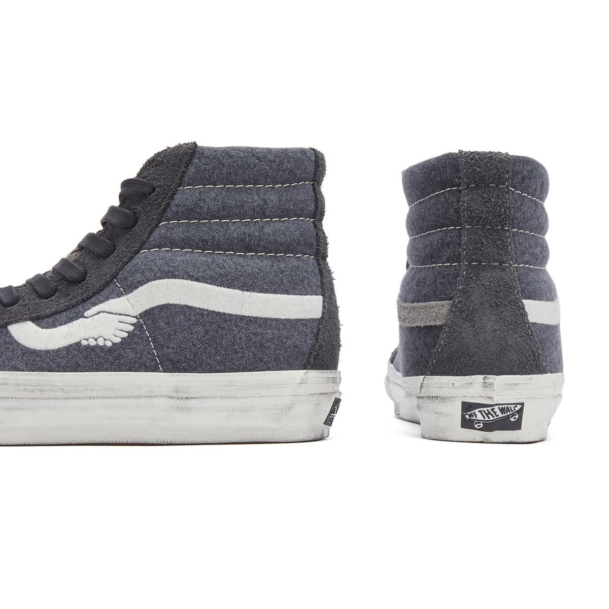 ★海外限定★Vans Notre LX Sk8-Hi Reissue 38 Sneaker Vans Notre LX Sk8-Hi Reissue 38 Sneaker in Raven | notreshop
