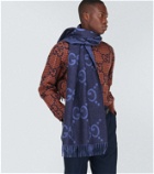 Gucci GG cashmere jacquard scarf