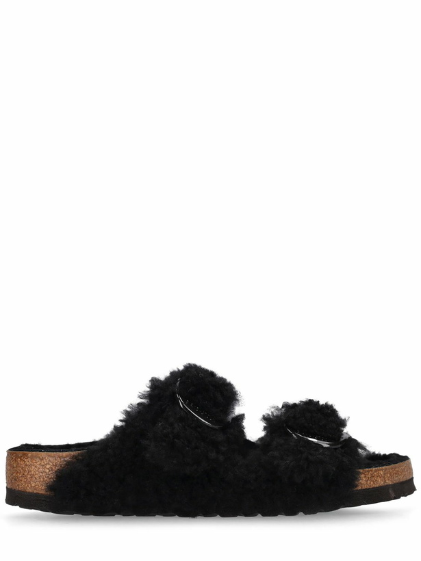 Photo: BIRKENSTOCK - Arizona Big Buckle Shearling Sandals