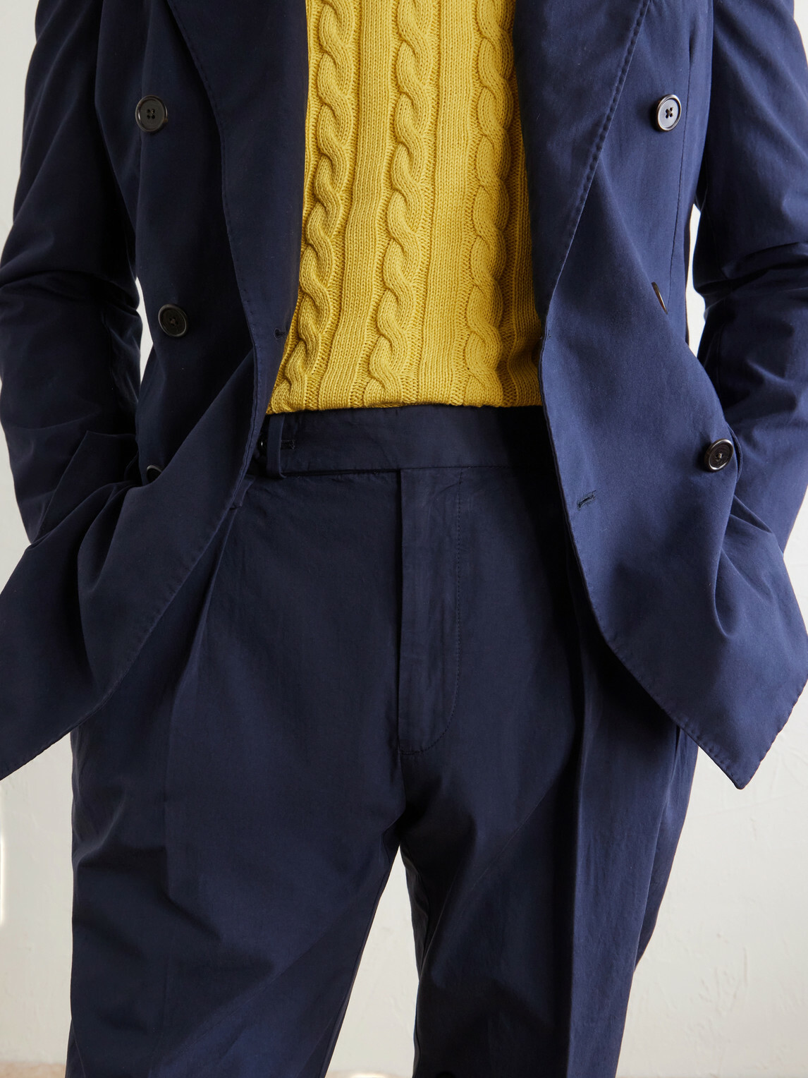 Polo Ralph Lauren - Straight-Leg Cotton Trousers - Blue