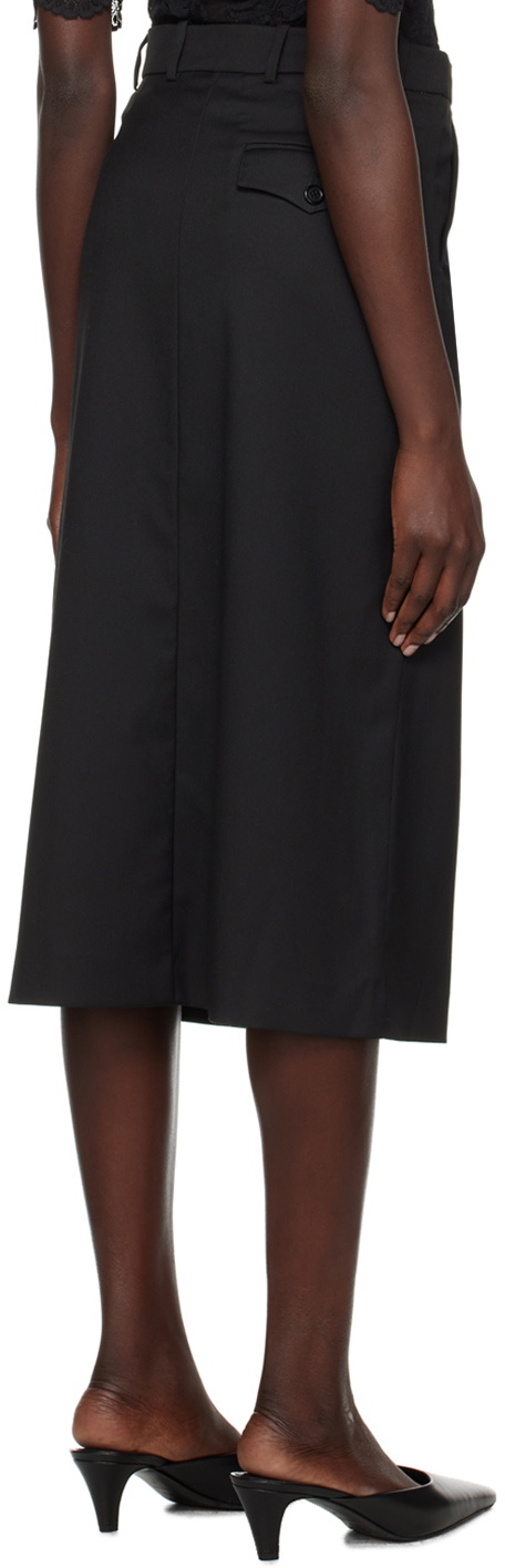 The Garment Black Pluto Midi Skirt