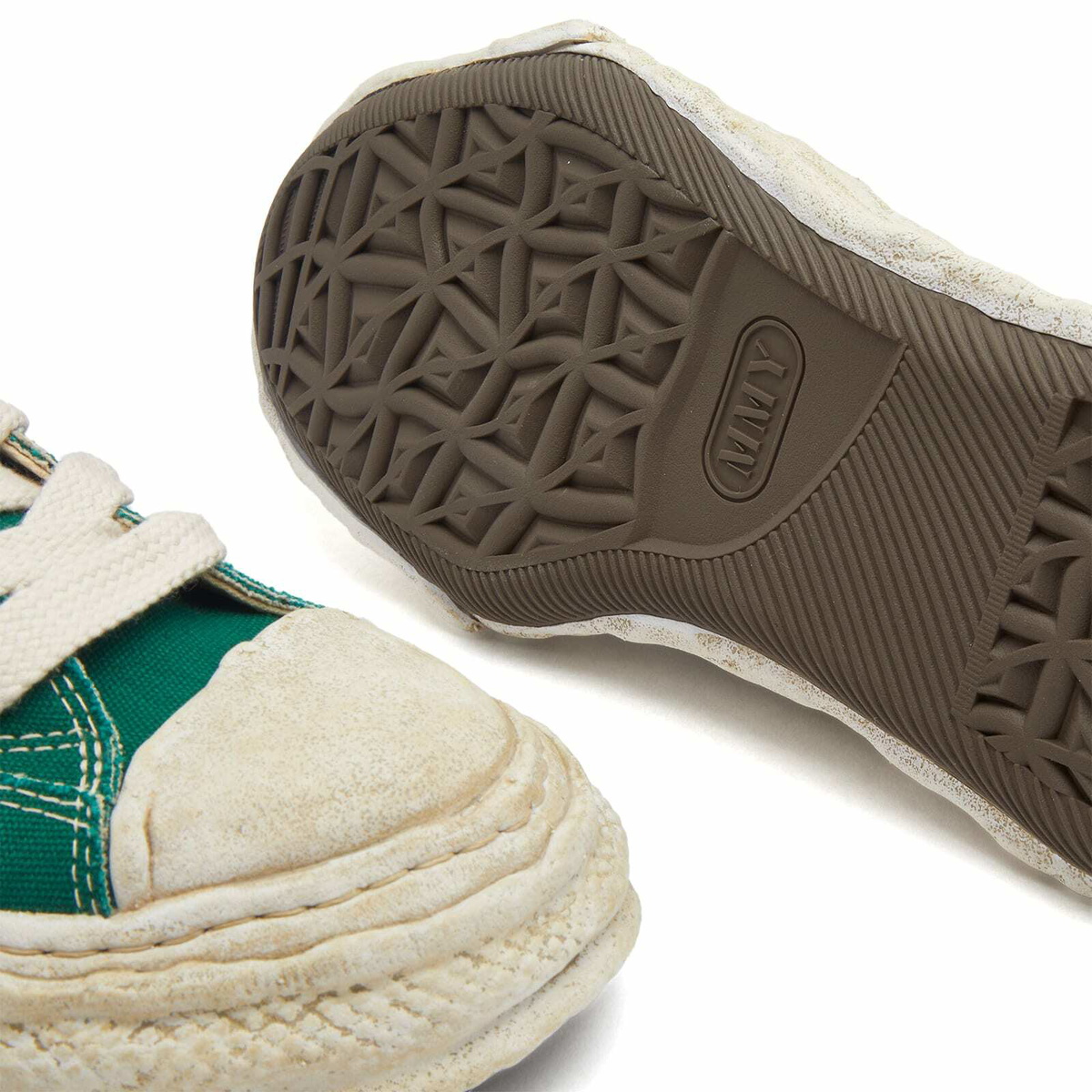 Maison MIHARA YASUHIRO Peterson 23 Canvas Sneaker in Green