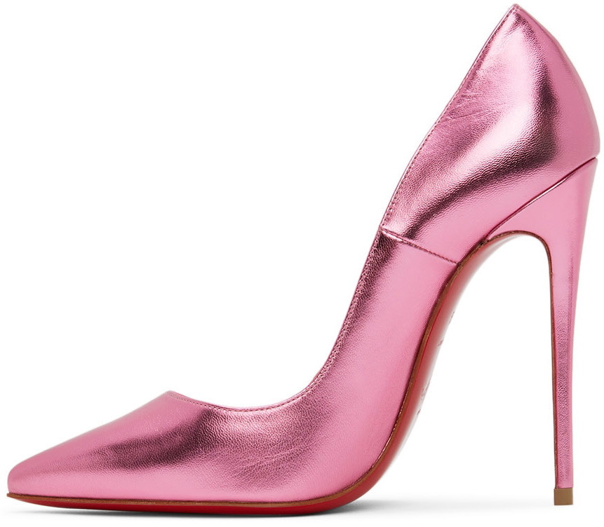 Christian Louboutin, So Kate 120 pink patent pumps