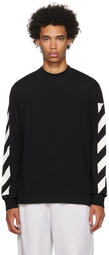 Off-White Black Diag Arrow Skate Long Sleeve T-Shirt