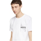 Kiko Kostadinov White Obscured By Clouds Logo T-Shirt