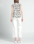 Alessia Santi Womens Top Cream