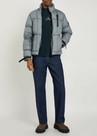 Stone Island Padded Nylon Jacket Dark Blue