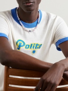 POLITE WORLDWIDE® - Sterling Silver, Pearl and Enemal Necklace