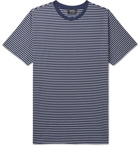 A.P.C. - Striped Cotton-Jersey T-Shirt - Blue