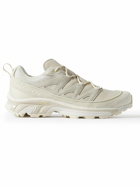 Salomon - XT-6 Expanse LTR Mesh-Trimmed Suede and Leather Sneakers - Neutrals