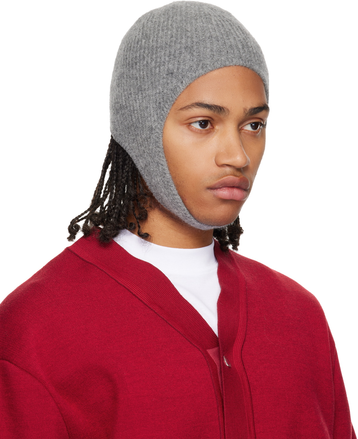 JACQUEMUS Gray La Casa 'The Gros Grain' Beanie