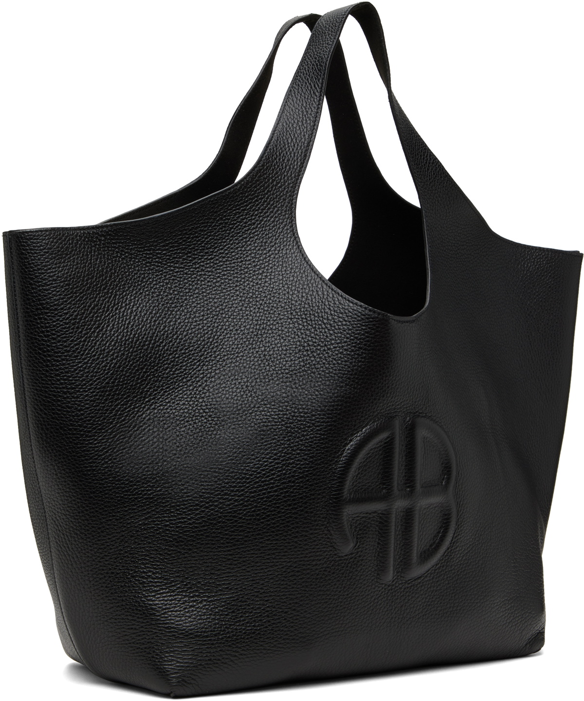 【関税込み】ANINE BING ブラック Lili トートバッグ ANINE BING Medium Lili Tote - Black Pebbled