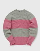 Edmmond Studios Stripes Sweater Grey/Pink - Mens - Pullovers
