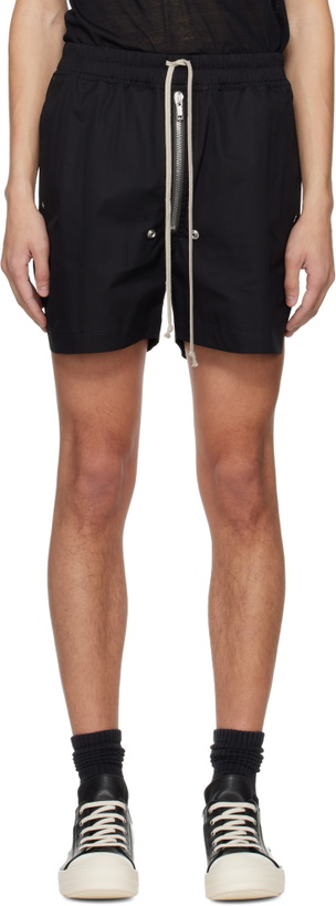Photo: Rick Owens Black Temple Bela Boxer Shorts
