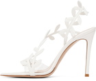 Gianvito Rossi White Flavia Heeled Sandals