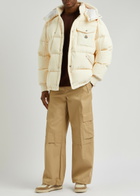 Moncler Karakorum 1954 Quilted Cotton Jacket Cream