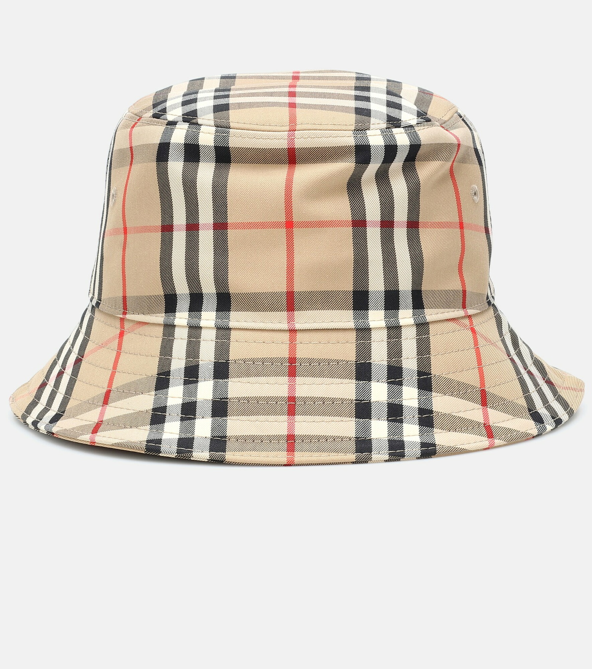 Vintage check cotton outlet bucket hat