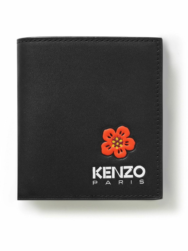 Photo: KENZO - Logo-Print Leather Billfold Wallet