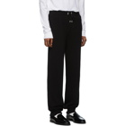 Balmain Black Cashmere Lounge Pants