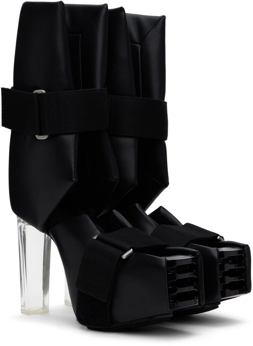 Rick Owens Black Splint Kiss Heels