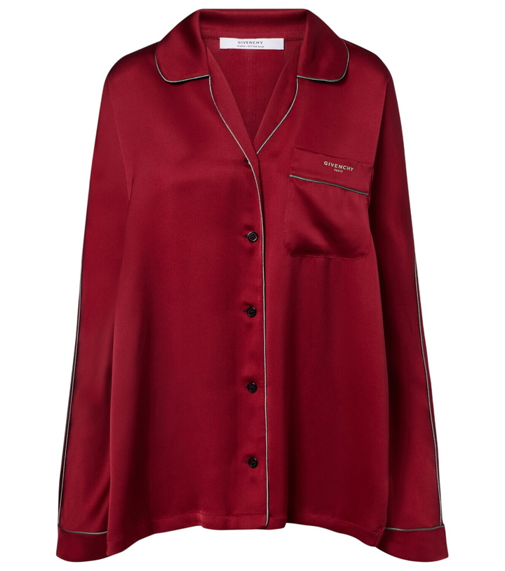 Photo: Givenchy Silk satin shirt