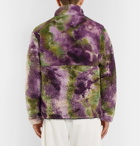 Stüssy - Reversible Tie-Dyed Fleece and Nylon Jacket - Purple