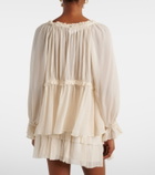 Poupette St Barth Moon ruffled blouse