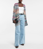 Missoni - Space-dyed belted cardigan