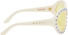 Marni Off-White Naica Mine Sunglasses