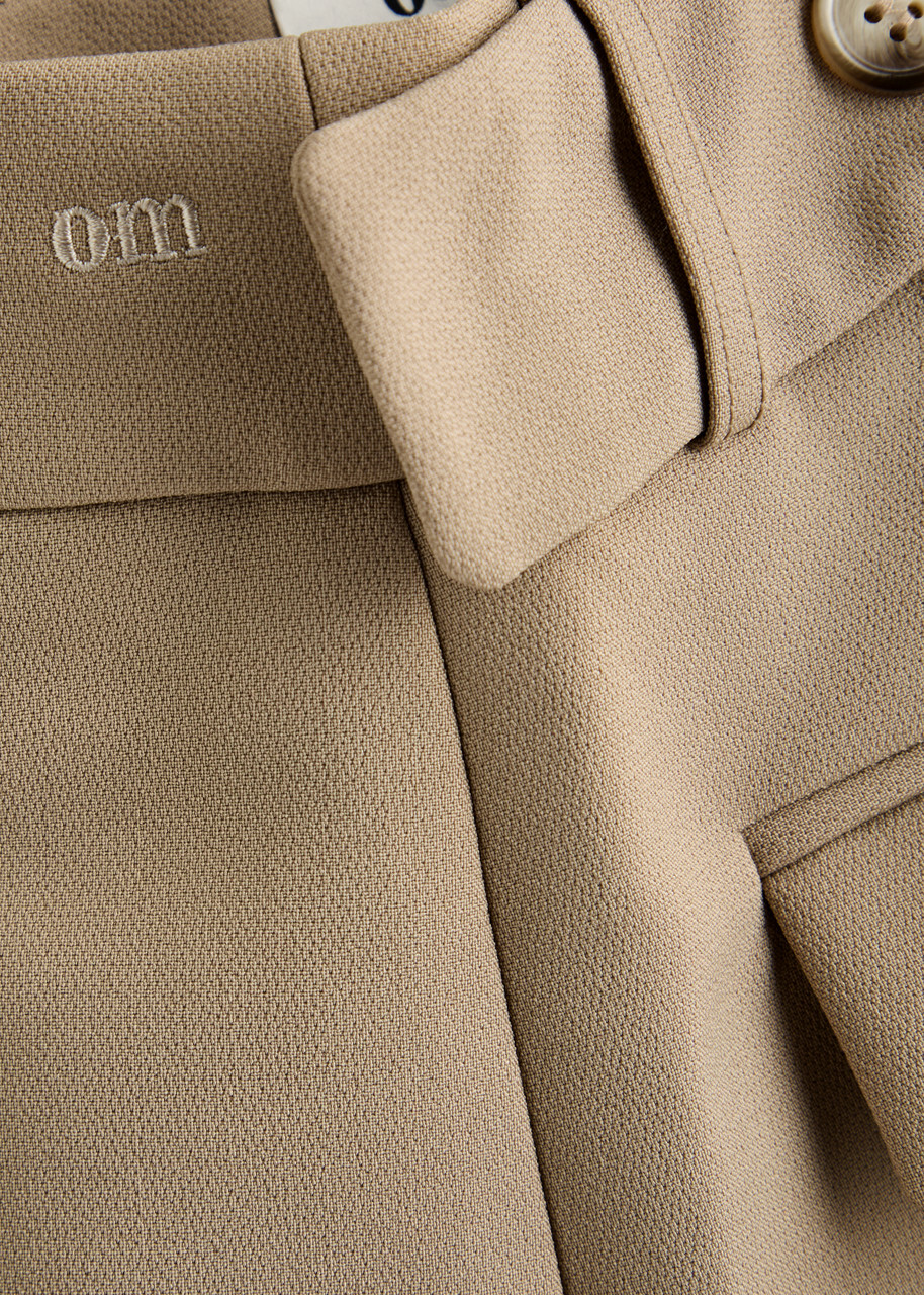 Odd Muse Ultimate Muse Crepe Mini Skirt Taupe