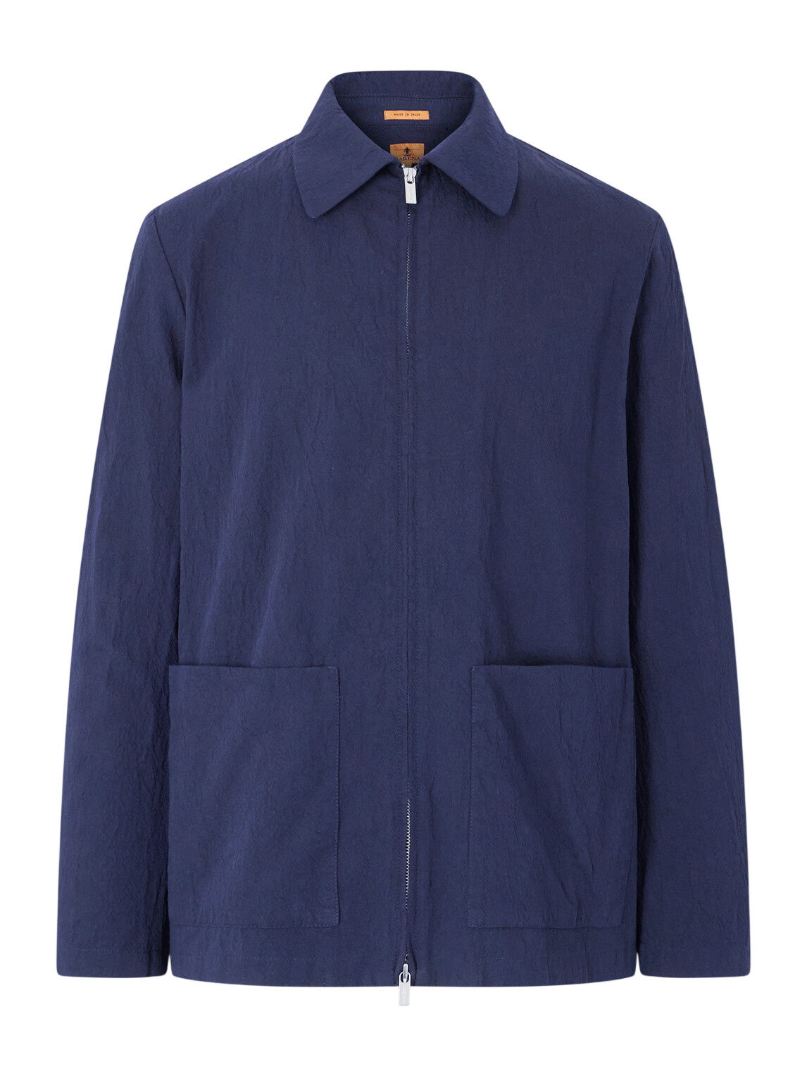 Barena - Midnight-Blue Unstructured Virgin Wool-Blend Seersucker