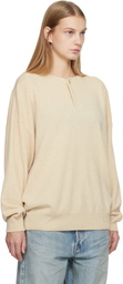 Fear of God Beige Henley Sweater