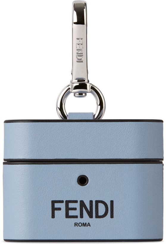 Photo: Fendi Blue Leather Airpods Pro Case