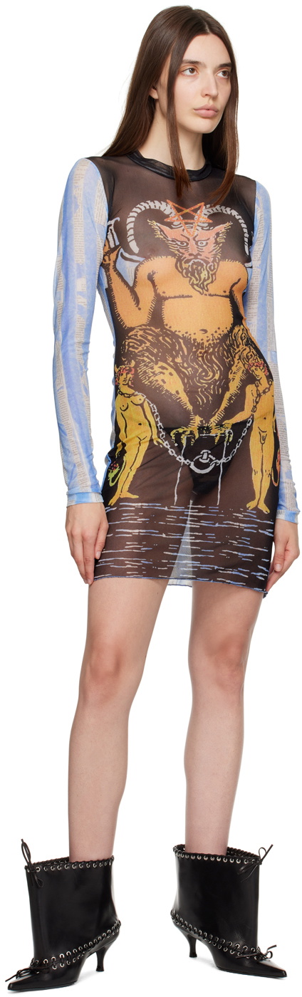 Feben Multicolor 'The Devil' Minidress