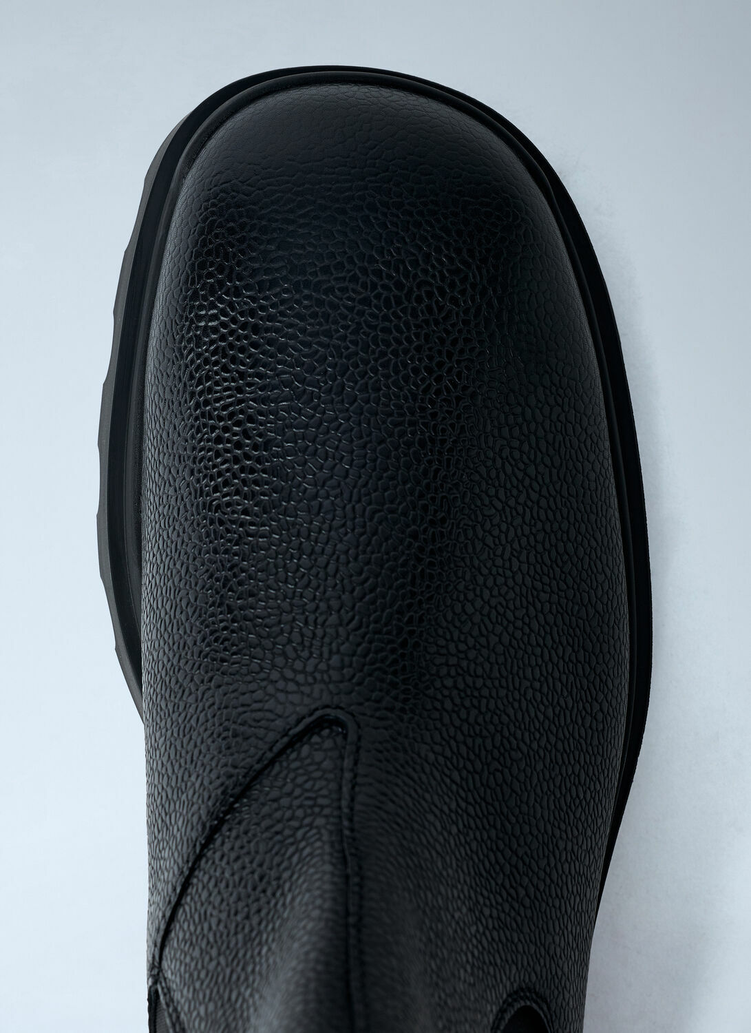 Prada Stamped Leather Boots