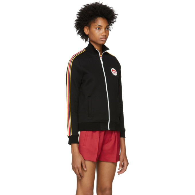 Miu Miu Black Logo Patch Track Jacket