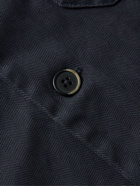 Barena - Herringbone Cotton Shirt Jacket - Blue