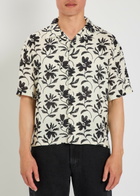 Mki Miyuki Zoku Floral Rayon and Linen-blend Shirt Multi Floral