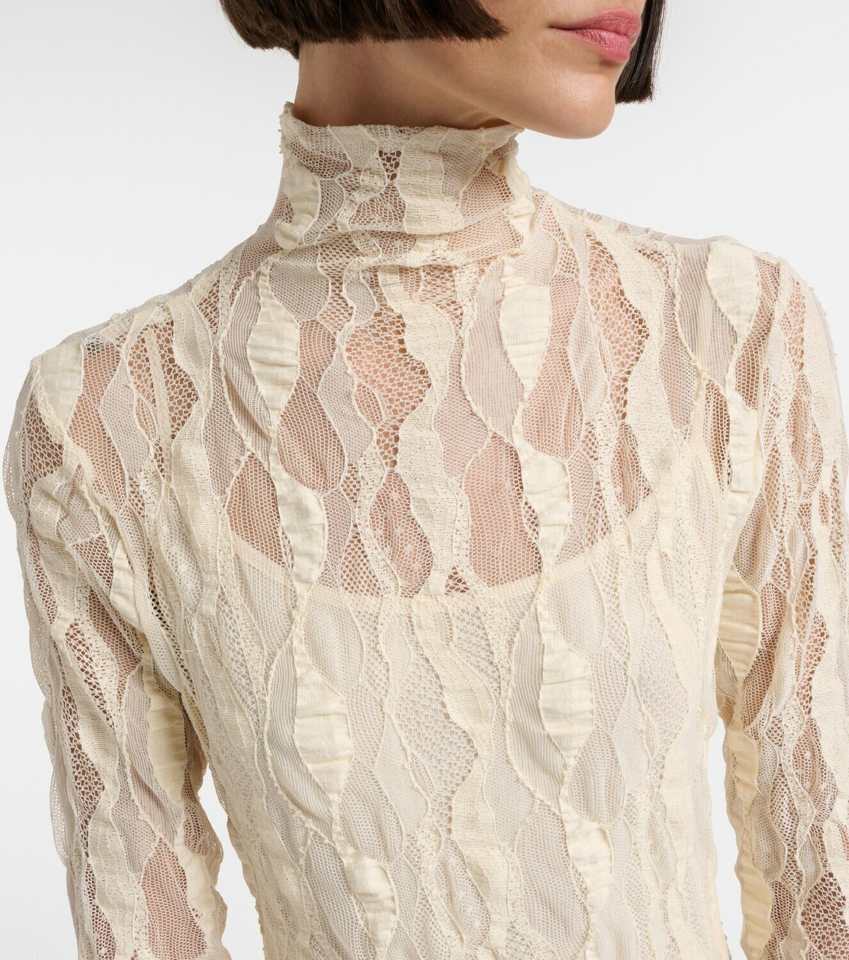 Ulla Johnson Sybil lace and chiffon maxi dress
